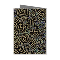 Pattern Abstract Runes Graphic Mini Greeting Cards (pkg Of 8)