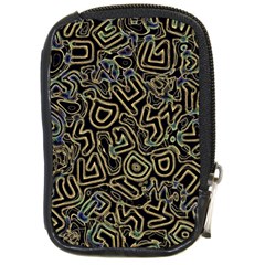 Pattern Abstract Runes Graphic Compact Camera Leather Case by pakminggu