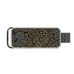 Pattern Abstract Runes Graphic Portable Usb Flash (one Side) by pakminggu