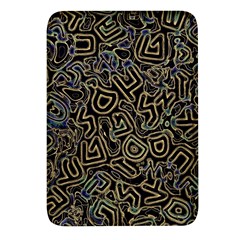 Pattern Abstract Runes Graphic Rectangular Glass Fridge Magnet (4 Pack)