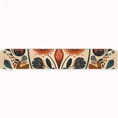 Flower Leaves Floral Small Bar Mat by pakminggu