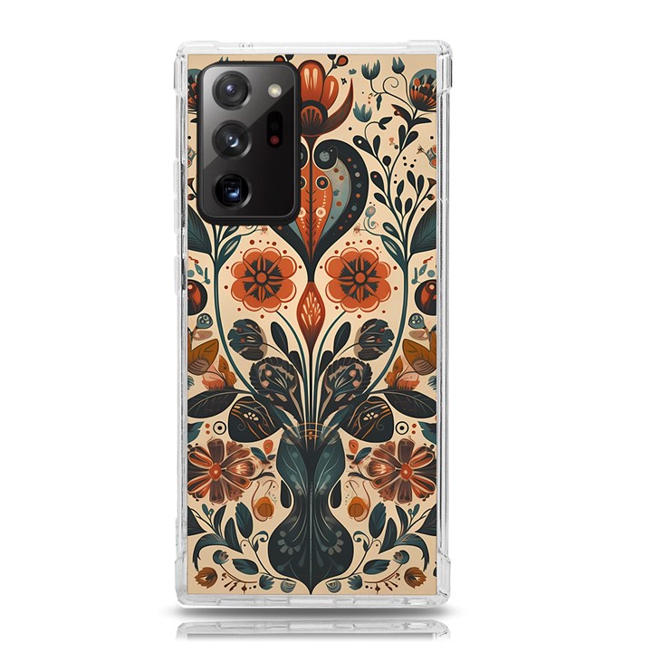 Flower Leaves Floral Samsung Galaxy Note 20 Ultra TPU UV Case