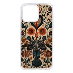 Flower Leaves Floral Iphone 14 Pro Max Tpu Uv Print Case