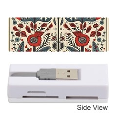 Flowers Leaves Floral Memory Card Reader (stick)