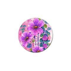 Flowers Leaves Golf Ball Marker (10 pack)