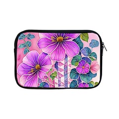 Flowers Leaves Apple iPad Mini Zipper Cases