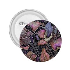 Flowers Iris Plant 2.25  Buttons