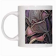 Flowers Iris Plant White Mug