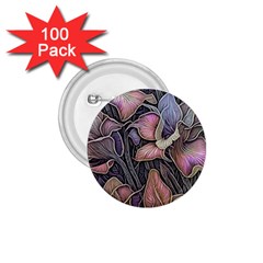 Flowers Iris Plant 1.75  Buttons (100 pack) 