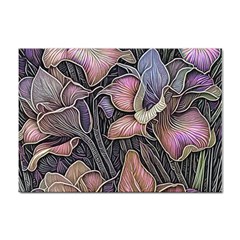 Flowers Iris Plant Sticker A4 (10 Pack)