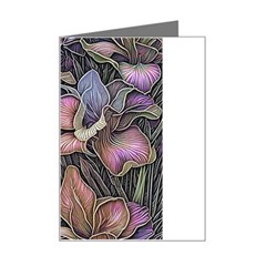 Flowers Iris Plant Mini Greeting Card by pakminggu