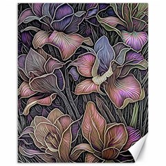 Flowers Iris Plant Canvas 16  X 20  by pakminggu