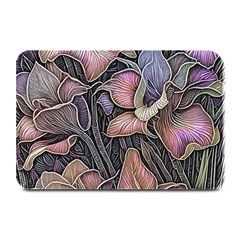 Flowers Iris Plant Plate Mats