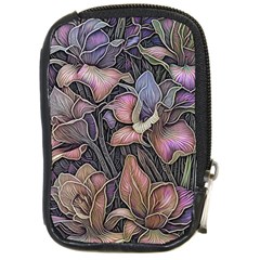 Flowers Iris Plant Compact Camera Leather Case