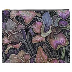 Flowers Iris Plant Cosmetic Bag (xxxl) by pakminggu