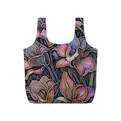 Flowers Iris Plant Full Print Recycle Bag (S)