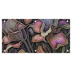 Flowers Iris Plant Banner and Sign 6  x 3 