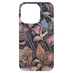 Flowers Iris Plant iPhone 14 Pro Black UV Print Case