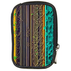 Wisteria Vine Garden Flowers Compact Camera Leather Case