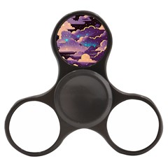 Fluffy Clouds Night Sky Finger Spinner by uniart180623