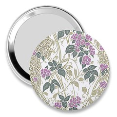 Vine Vineyard Plants Nature 3  Handbag Mirrors by uniart180623