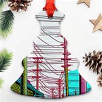 Poles Wires Ornament (Christmas Tree)  Front