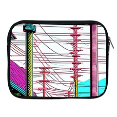 Poles Wires Apple Ipad 2/3/4 Zipper Cases