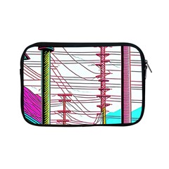 Poles Wires Apple Ipad Mini Zipper Cases by uniart180623