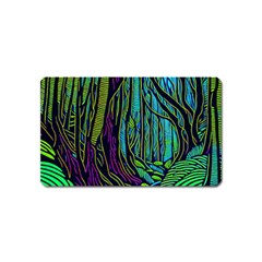 Spectral Forest Nature Magnet (name Card) by uniart180623