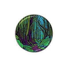 Spectral Forest Nature Hat Clip Ball Marker (4 Pack) by uniart180623