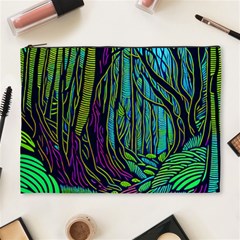 Spectral Forest Nature Cosmetic Bag (xl) by uniart180623