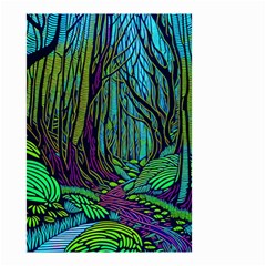 Spectral Forest Nature Small Garden Flag (two Sides) by uniart180623