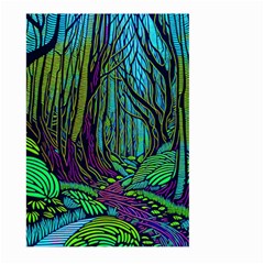 Spectral Forest Nature Large Garden Flag (two Sides) by uniart180623