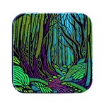 Spectral Forest Nature Square Metal Box (Black) Front