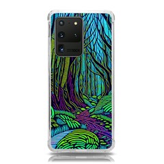 Spectral Forest Nature Samsung Galaxy S20 Ultra 6 9 Inch Tpu Uv Case by uniart180623