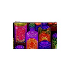 Bottles Colorful Cosmetic Bag (small)