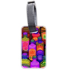 Bottles Colorful Luggage Tag (two Sides) by uniart180623