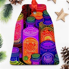 Bottles Colorful Bell Ornament (two Sides) by uniart180623