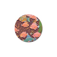 Tropical Fish Golf Ball Marker (10 Pack) by uniart180623