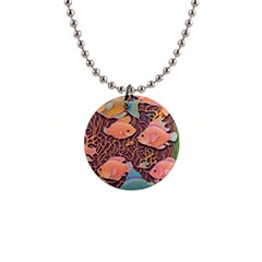 Tropical Fish 1  Button Necklace by uniart180623