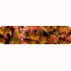 Red And Yellow Ivy  Large Bar Mat by okhismakingart