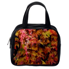 Red and Yellow Ivy  Classic Handbag (One Side)