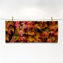 Red and Yellow Ivy  Hand Towel