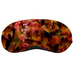 Red and Yellow Ivy  Sleep Mask