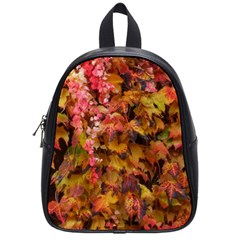 Red and Yellow Ivy  School Bag (Small)