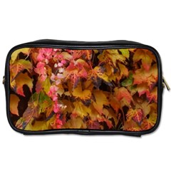 Red And Yellow Ivy  Toiletries Bag (one Side) by okhismakingart