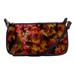 Red And Yellow Ivy  Shoulder Clutch Bag by okhismakingart