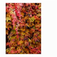 Red And Yellow Ivy  Small Garden Flag (two Sides) by okhismakingart