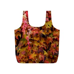 Red And Yellow Ivy  Full Print Recycle Bag (s) by okhismakingart