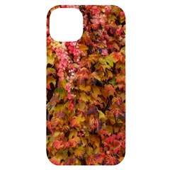 Red And Yellow Ivy  Iphone 14 Plus Black Uv Print Case by okhismakingart